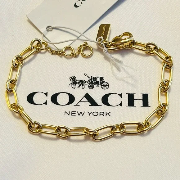 💰SOLD💰Coach Gold tone Bracelet - Picture 6 of 6